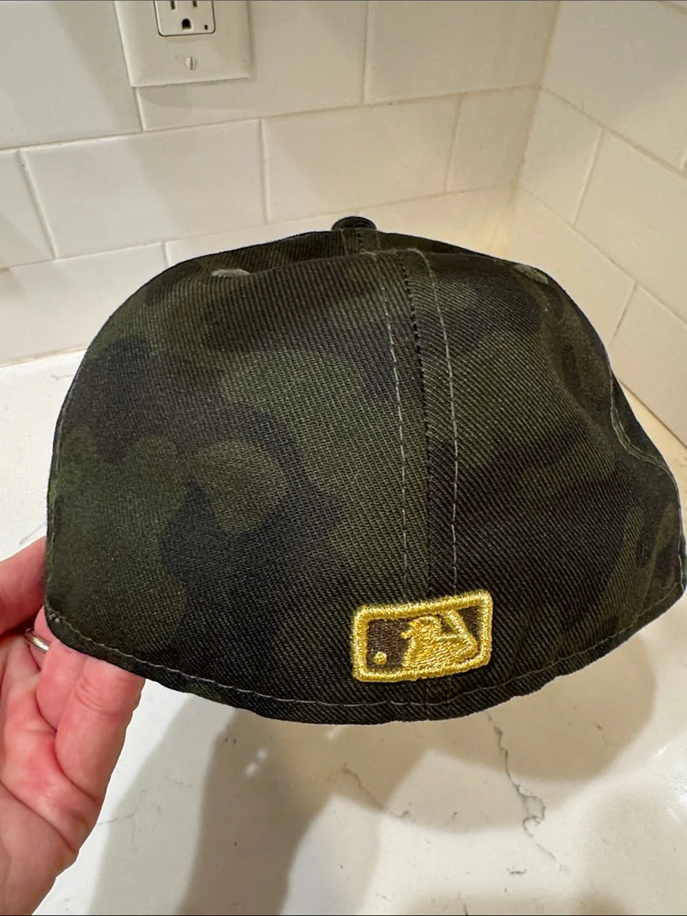 MLB Authentic Collection Camo On-Field Cap Angels